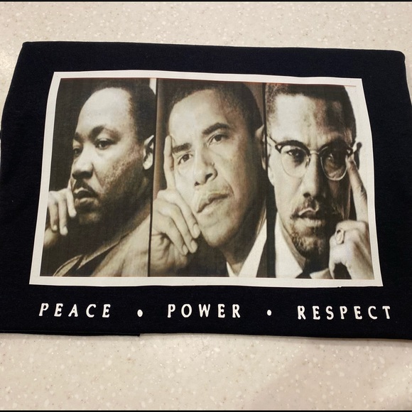 Beautiful new unisex “ Peace, Power, Respect” tee - Picture 3 of 4